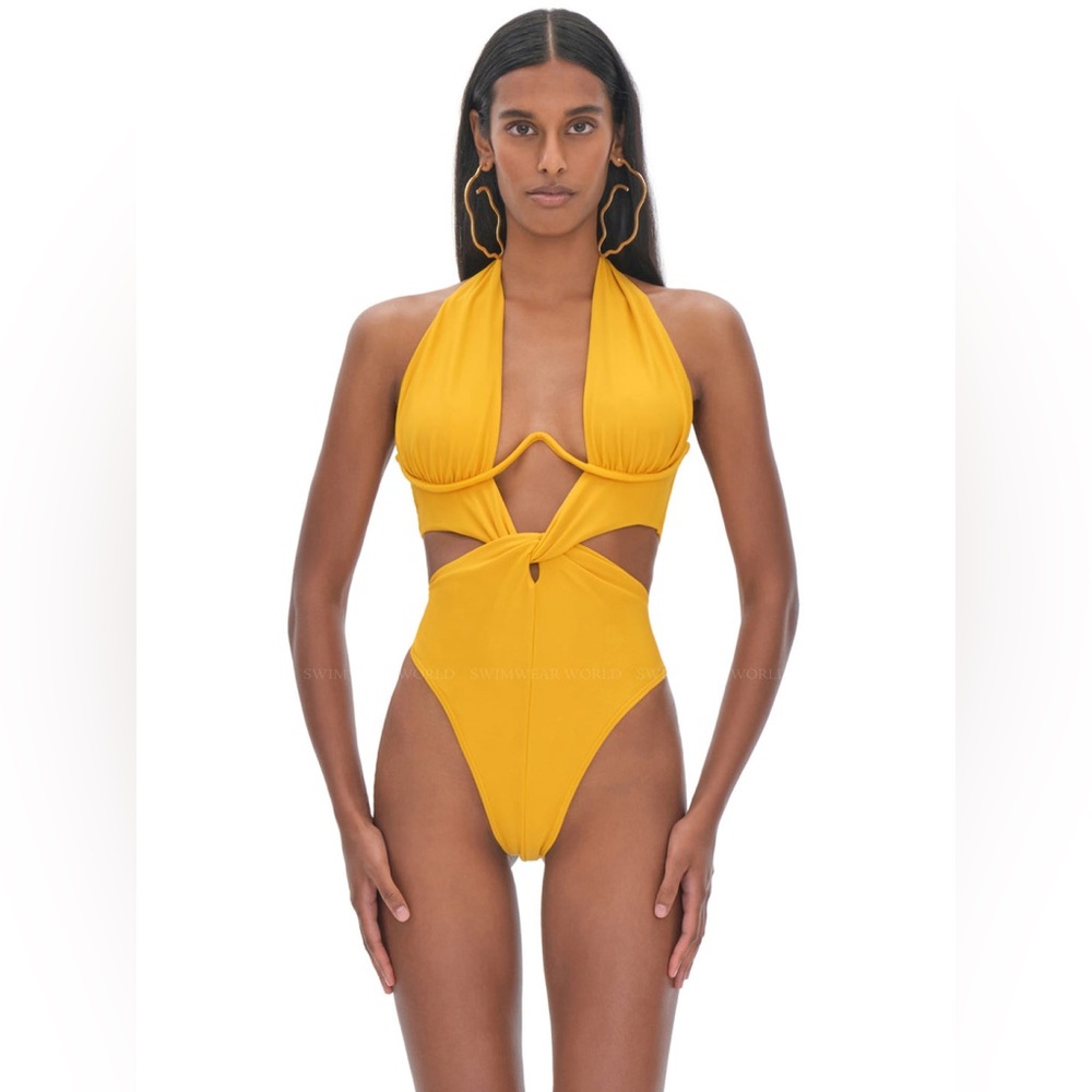 ANDREA IYAMAH NAYO ONE PIECE CUTOUT SWIMSUIT SX